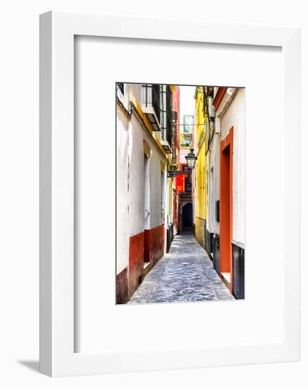 Made in Spain Collection - Colorful Alley in Seville-Philippe Hugonnard-Framed Photographic Print