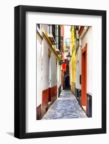 Made in Spain Collection - Colorful Alley in Seville-Philippe Hugonnard-Framed Photographic Print