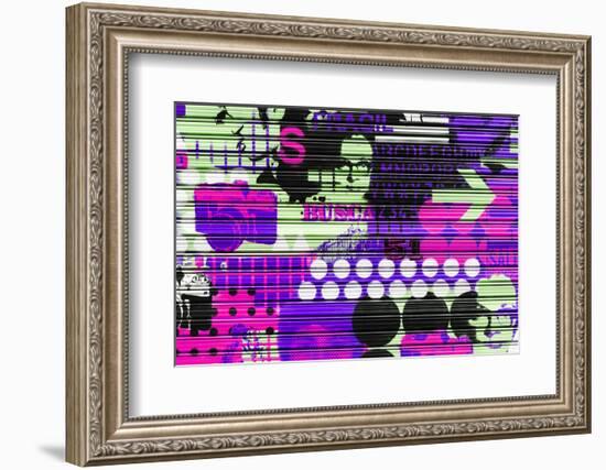 Made in Spain Collection - Colourful Curtain Art V-Philippe Hugonnard-Framed Photographic Print