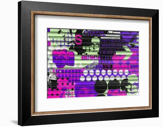 Made in Spain Collection - Colourful Curtain Art V-Philippe Hugonnard-Framed Photographic Print