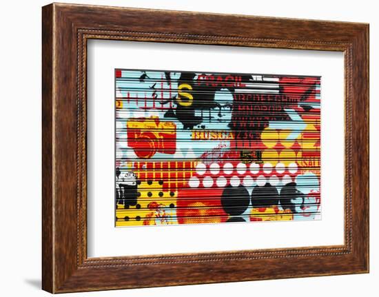 Made in Spain Collection - Colourful Curtain Art-Philippe Hugonnard-Framed Photographic Print