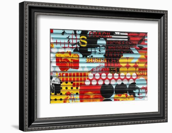Made in Spain Collection - Colourful Curtain Art-Philippe Hugonnard-Framed Photographic Print