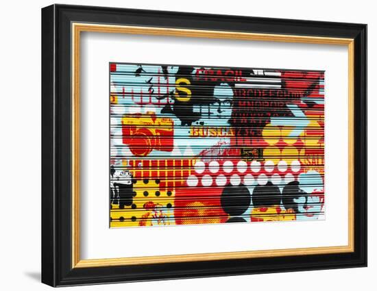 Made in Spain Collection - Colourful Curtain Art-Philippe Hugonnard-Framed Photographic Print