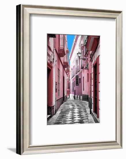 Made in Spain Collection - Colourful Pedestrian Street in Seville V-Philippe Hugonnard-Framed Photographic Print