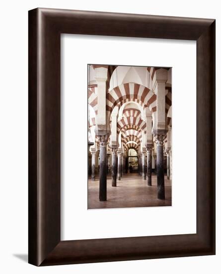 Made in Spain Collection - Columns Mosque-Cathedral of Cordoba-Philippe Hugonnard-Framed Photographic Print