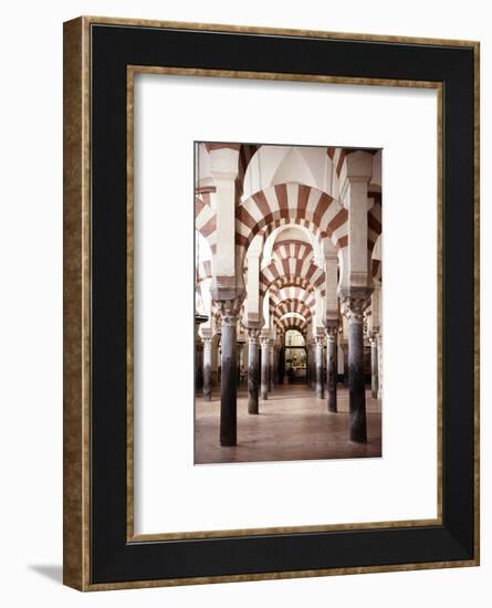 Made in Spain Collection - Columns Mosque-Cathedral of Cordoba-Philippe Hugonnard-Framed Photographic Print