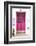 Made in Spain Collection - Deep Pink Front Door-Philippe Hugonnard-Framed Photographic Print