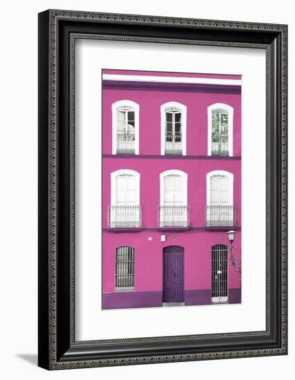 Made in Spain Collection - Pink Facade of Traditional Spanish Building-Philippe Hugonnard-Framed Photographic Print