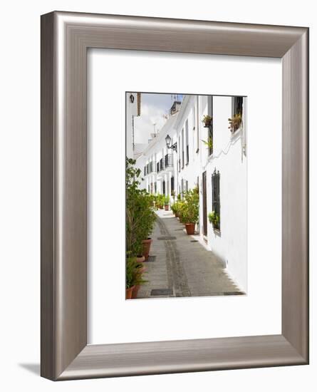 Made in Spain Collection - White City Street of Mijas-Philippe Hugonnard-Framed Photographic Print