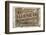 Made in Spain Collection - Wild West Sign III-Philippe Hugonnard-Framed Photographic Print