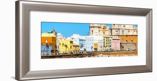 Made in Spain Panoramic Collection - Cadiz Colorful City-Philippe Hugonnard-Framed Photographic Print