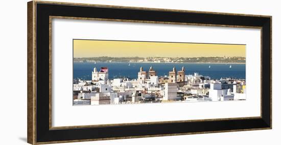Made in Spain Panoramic Collection - City of Cadiz at Sunset III-Philippe Hugonnard-Framed Photographic Print