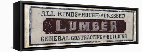 Made in Spain Panoramic Collection - Lumber Sign-Philippe Hugonnard-Framed Premier Image Canvas