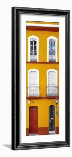Made in Spain Slim Collection - Orange Facade of Traditional Spanish Building II-Philippe Hugonnard-Framed Photographic Print