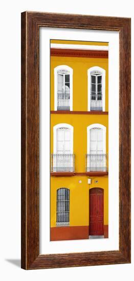 Made in Spain Slim Collection - Orange Facade of Traditional Spanish Building-Philippe Hugonnard-Framed Photographic Print