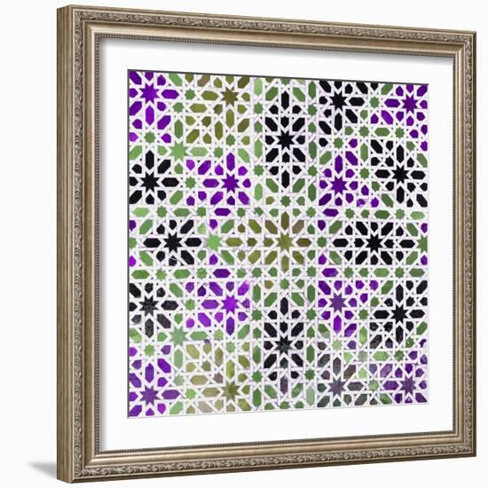 Made in Spain Square Collection - Oriental Mosaic II-Philippe Hugonnard-Framed Photographic Print