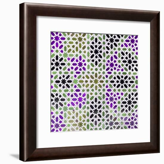 Made in Spain Square Collection - Oriental Mosaic II-Philippe Hugonnard-Framed Photographic Print