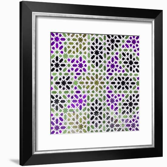 Made in Spain Square Collection - Oriental Mosaic II-Philippe Hugonnard-Framed Photographic Print