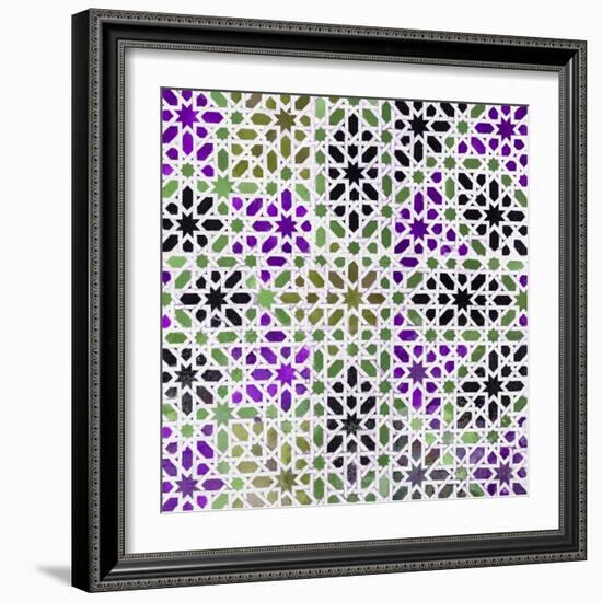 Made in Spain Square Collection - Oriental Mosaic II-Philippe Hugonnard-Framed Photographic Print