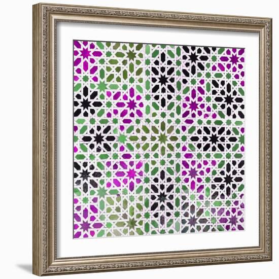 Made in Spain Square Collection - Oriental Mosaic IV-Philippe Hugonnard-Framed Photographic Print