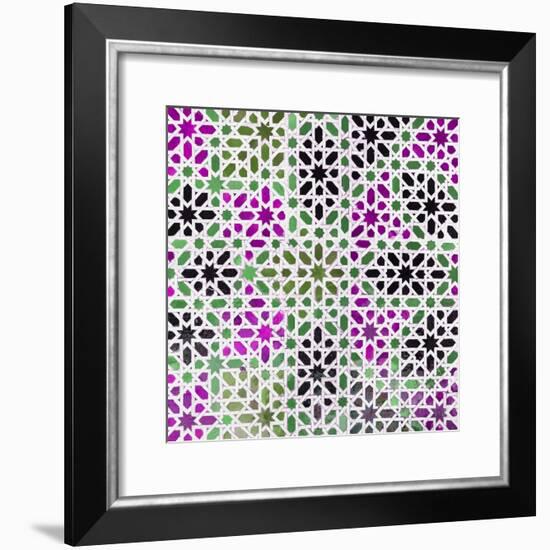 Made in Spain Square Collection - Oriental Mosaic IV-Philippe Hugonnard-Framed Photographic Print