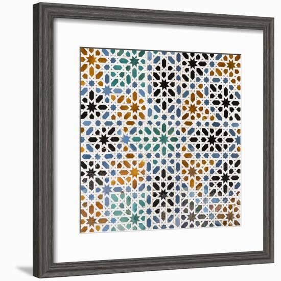 Made in Spain Square Collection - Oriental Mosaic-Philippe Hugonnard-Framed Photographic Print