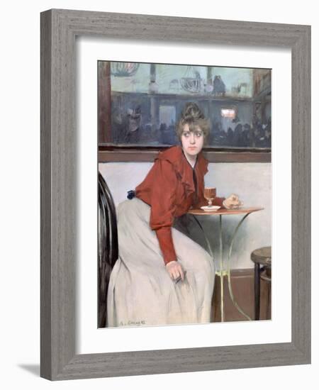 Madeleine, 1892-Ramon Casas-Framed Giclee Print