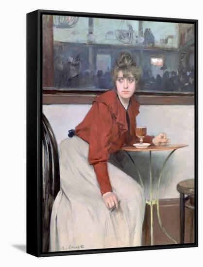 Madeleine, 1892-Ramon Casas-Framed Premier Image Canvas