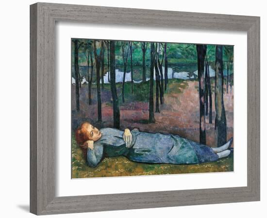 Madeleine in the Bois d'Amour-Emile Bernard-Framed Art Print