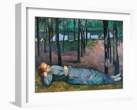 Madeleine in the Bois d'Amour-Emile Bernard-Framed Art Print