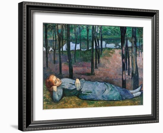 Madeleine in the Bois d'Amour-Emile Bernard-Framed Art Print