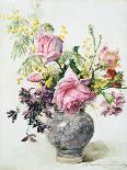 Vase of Roses, C1865-1928-Madeleine Jeanne Lemaire-Giclee Print