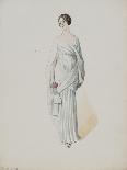 Robe blanche avec drapée à la grecque-Madeleine Vionnet-Giclee Print