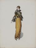 Robe satin noir La Cosse-Madeleine Vionnet-Framed Giclee Print