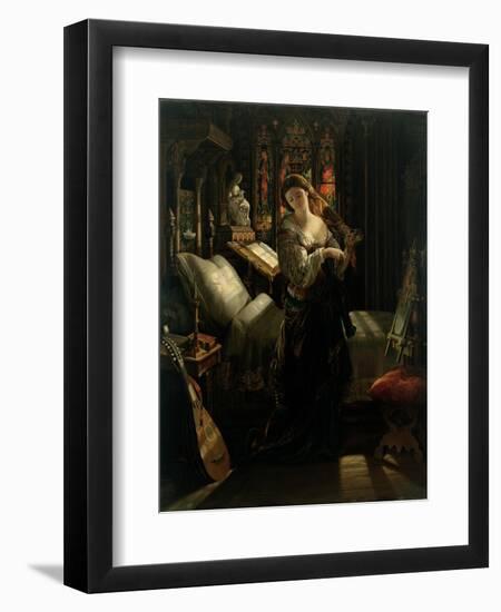 Madeline after Prayer, 1868-Daniel Maclise-Framed Giclee Print