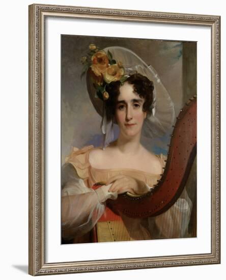 Mademoiselle Ade Sigoigne, 1829-Thomas Sully-Framed Giclee Print