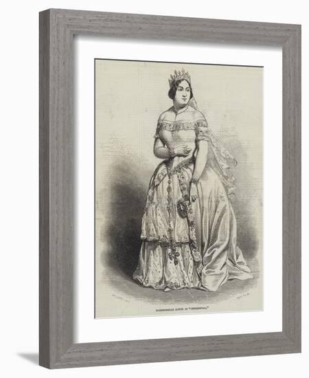 Mademoiselle Alboni as Cenerentola-Charles Baugniet-Framed Giclee Print