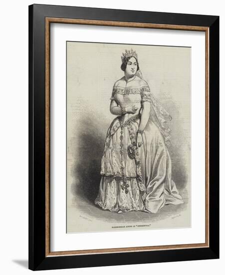 Mademoiselle Alboni as Cenerentola-Charles Baugniet-Framed Giclee Print