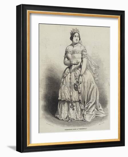 Mademoiselle Alboni as Cenerentola-Charles Baugniet-Framed Giclee Print