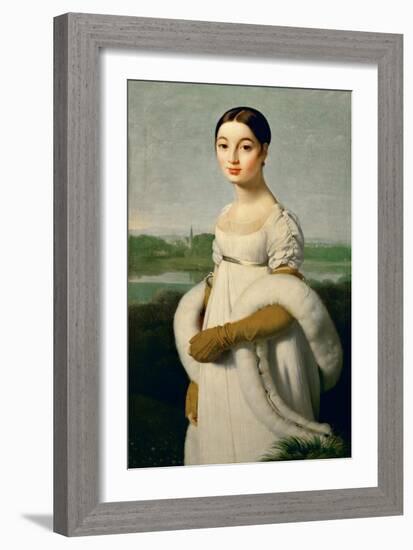 Mademoiselle Caroline Rivière-Jean-Auguste-Dominique Ingres-Framed Giclee Print