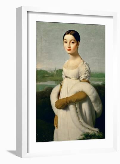 Mademoiselle Caroline Rivière-Jean-Auguste-Dominique Ingres-Framed Giclee Print