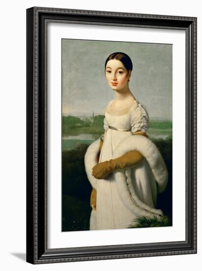 Mademoiselle Caroline Rivière-Jean-Auguste-Dominique Ingres-Framed Giclee Print