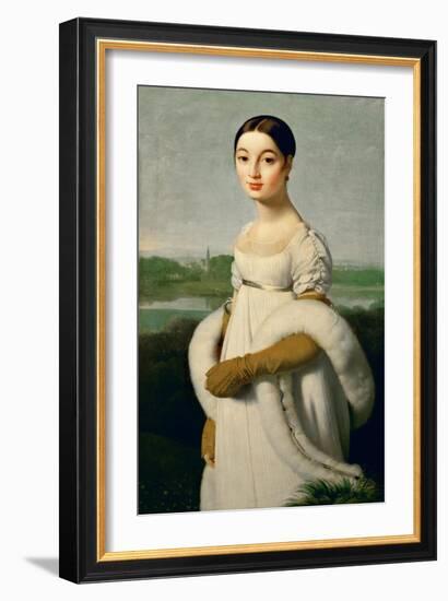 Mademoiselle Caroline Rivière-Jean-Auguste-Dominique Ingres-Framed Giclee Print