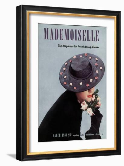 Mademoiselle Cover - March 1938-Paul D'Ome-Framed Premium Giclee Print