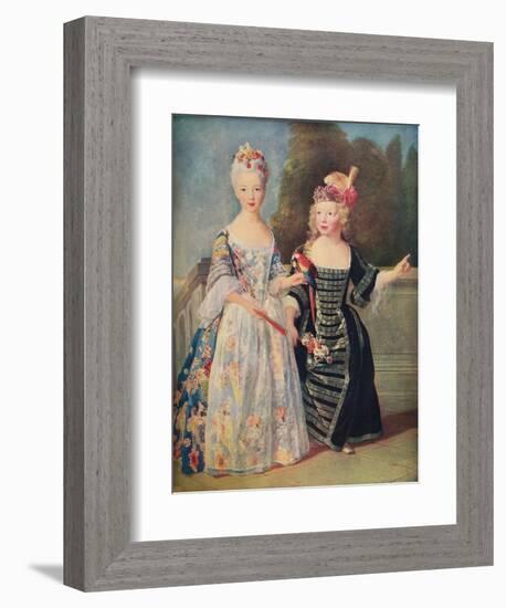 'Mademoiselle De Bethisy and her brother', c1715, (1911)-Unknown-Framed Giclee Print