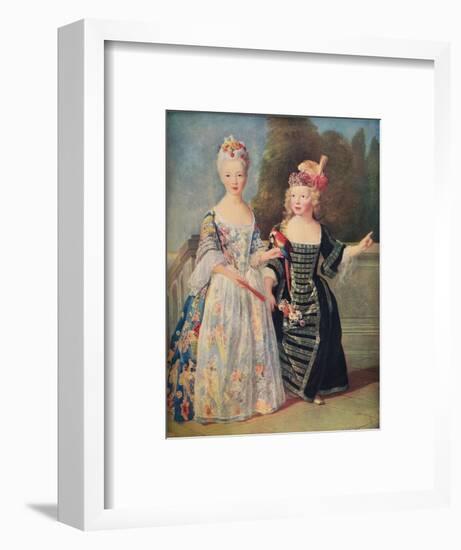 'Mademoiselle De Bethisy and her brother', c1715, (1911)-Unknown-Framed Giclee Print