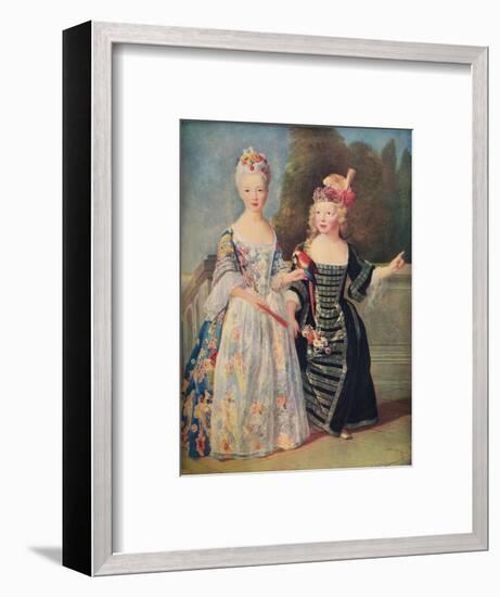 'Mademoiselle De Bethisy and her brother', c1715, (1911)-Unknown-Framed Giclee Print