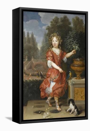 Mademoiselle de Blois-Pierre Mignard-Framed Premier Image Canvas