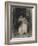 Mademoiselle De Clermont-Tonnerre, 1865 (Black Chalk & W/C over Graphite on Wove Paper)-Alfred Emile Stevens-Framed Giclee Print
