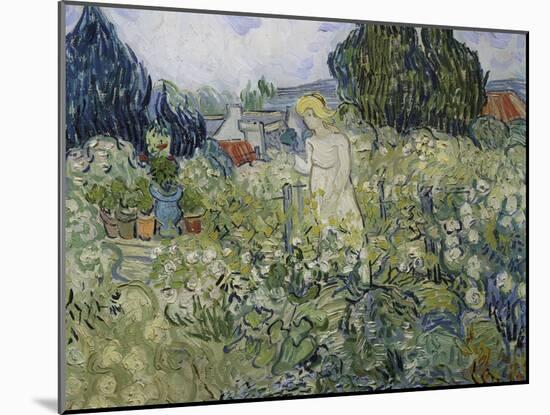 Mademoiselle Gachet in Her Garden at Auvers-Sur-Oise, 1890-Vincent van Gogh-Mounted Giclee Print